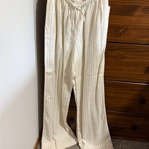 A New Day Cream Striped Pants
